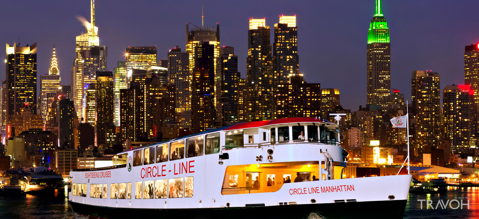 Circle Line Sightseeing Cruises – Pier 83, W42nd St, New York, NY