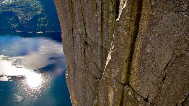 Preachers Pulpit Rock - Preikestolen is One of the Most Visited Natural Tourist Attractions in Norway