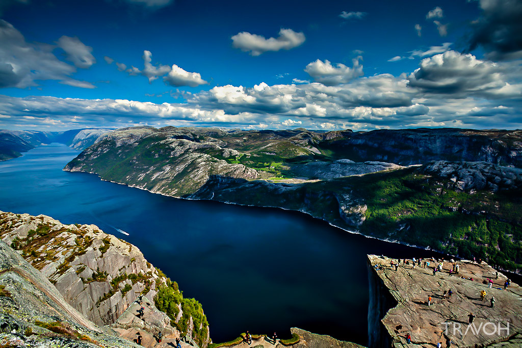 Preachers Pulpit Rock - Preikestolen is One of the Most Visited Natural Tourist Attractions in Norway