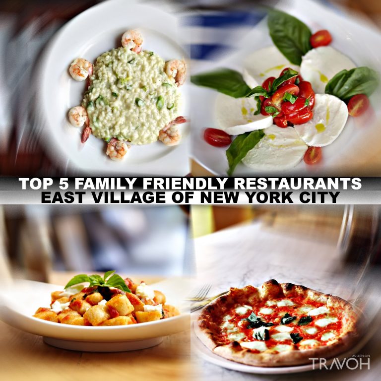 Top 5 Family-Friendly Restaurants in the East Village of New York City