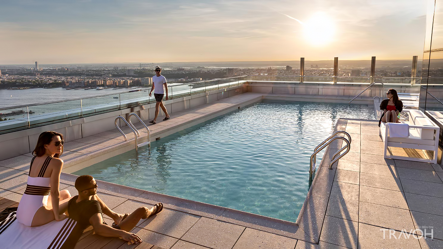 Take a Dip in a Rooftop Pool at 555Ten New York