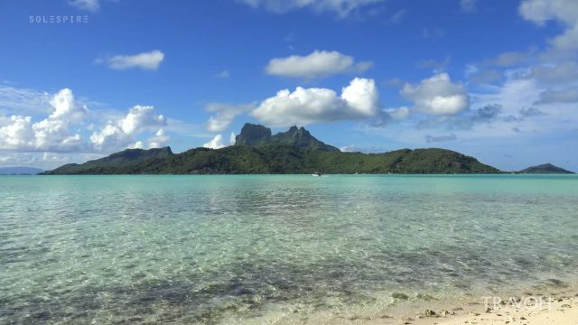 Timelapse, Tropical Beach, Motivation - Motu Tane Island, Bora Bora, French Polynesia - 4K Travel