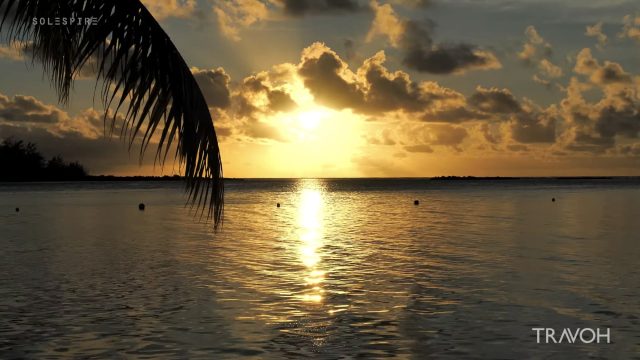 Amazing Beautiful Magical Golden Sunset Timelapse - Bora Bora, French Polynesia - 4K Travel