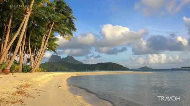 Bora Bora - Day to Night Timelapse - Beach, Sea, Sunset - Motu Tane, French Polynesia - 4K Travel