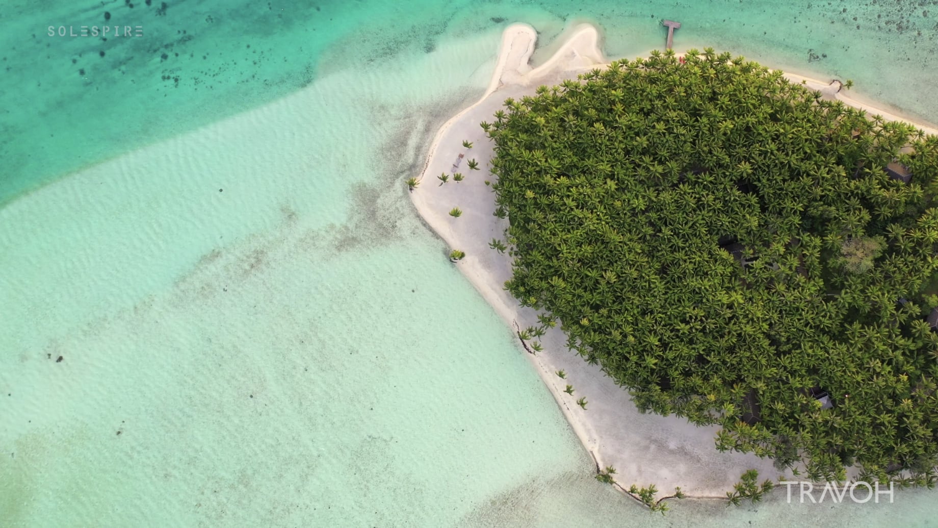 Aerial Drone Ambient Meditation Music, Stress Relief Relaxation | Bora Bora French Polynesia | 4K