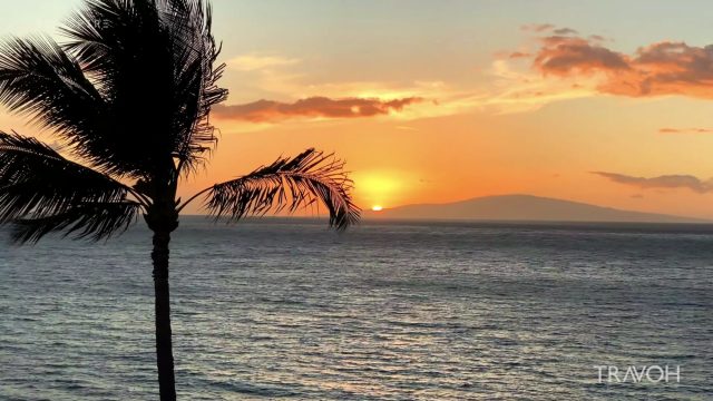 Amazing Ocean Sunset Ambient Stress Relief Relaxation, Explore - Maui, Hawaii, USA - 4K Travel