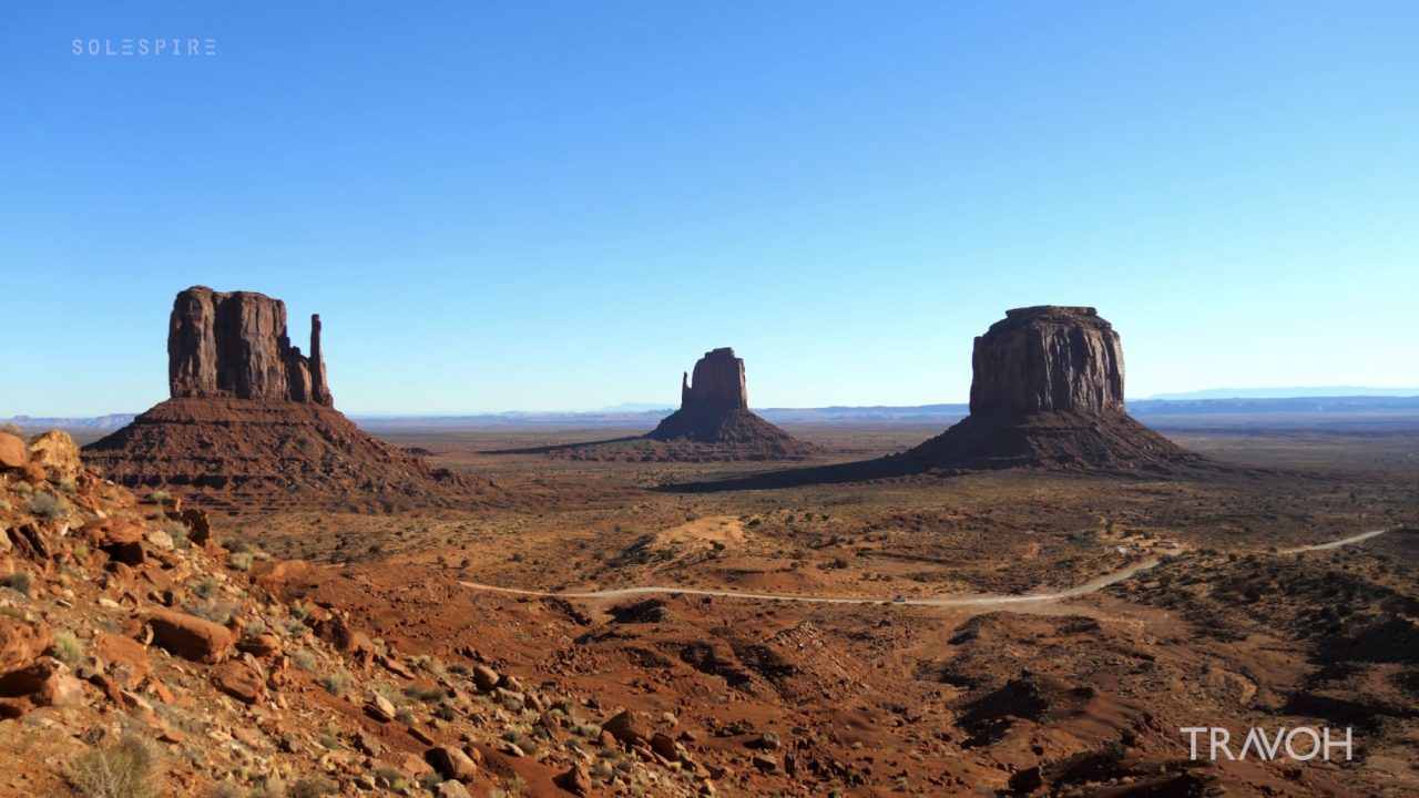 Ambient Stress Relief Music Relax - Monument Valley Arizona, USA - Navajo Tribal Park - 4K Travel