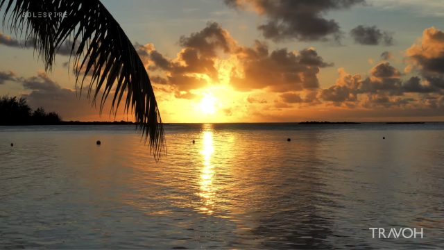 Day To Night Sunset Timelapse Ambient Stress Relief Relaxation - Bora Bora, French Polynesia - 4K
