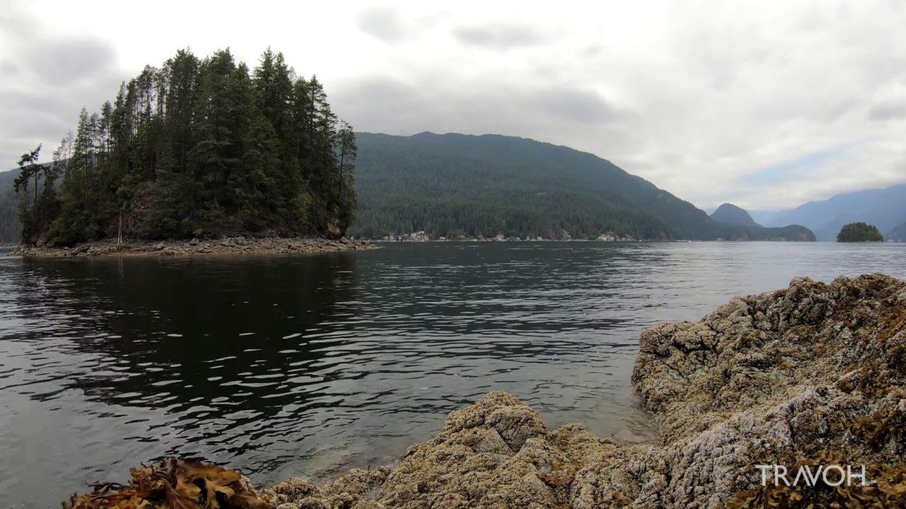 Jug Island Low Tide - Rising Tide - Timelapse - Pacific Ocean - Vancouver, BC, Canada - 4K Travel