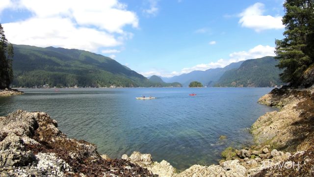 Kayak & Boating Seaside Timelapse - Pacific Ocean Vancouver, British Columbia, Canada - 4K Travel