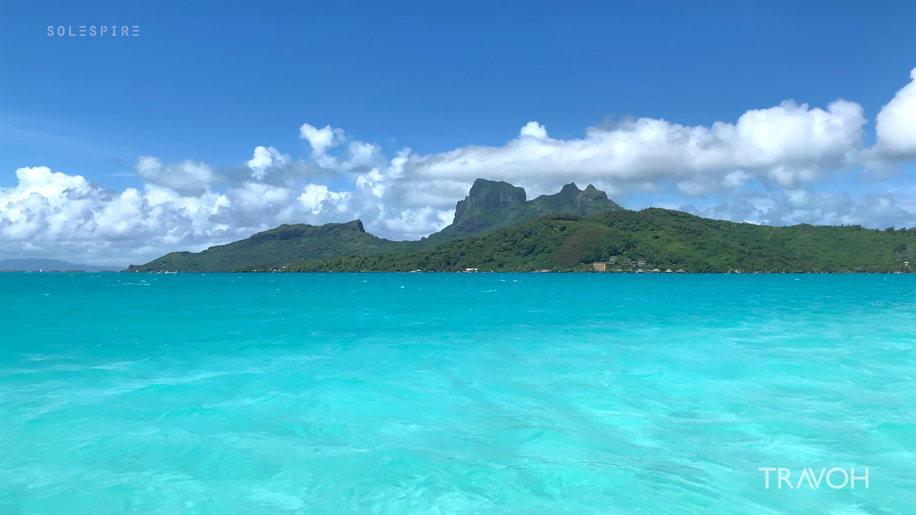 Bora Bora Tropical Sea Lagoon – Motu Tane Private Island Vacation – French Polynesia – Travel