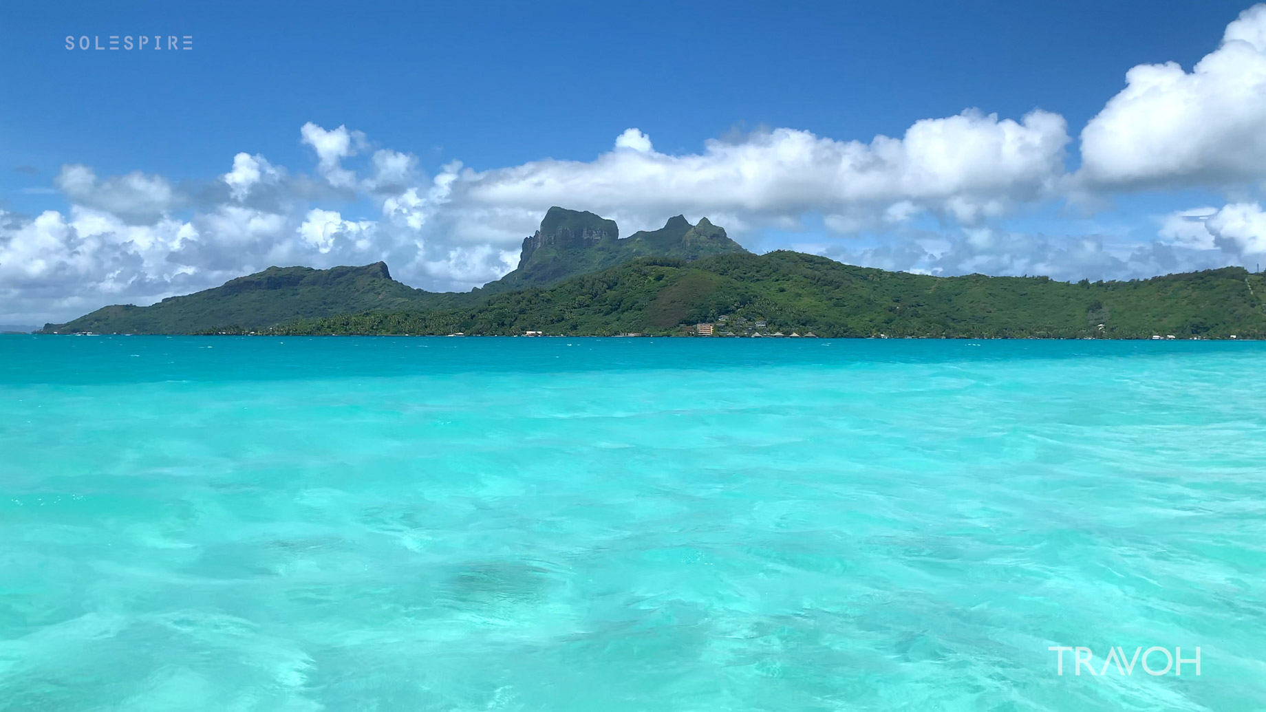 Bora Bora Tropical Sea Lagoon – Motu Tane Private Island Vacation – French Polynesia – Travel