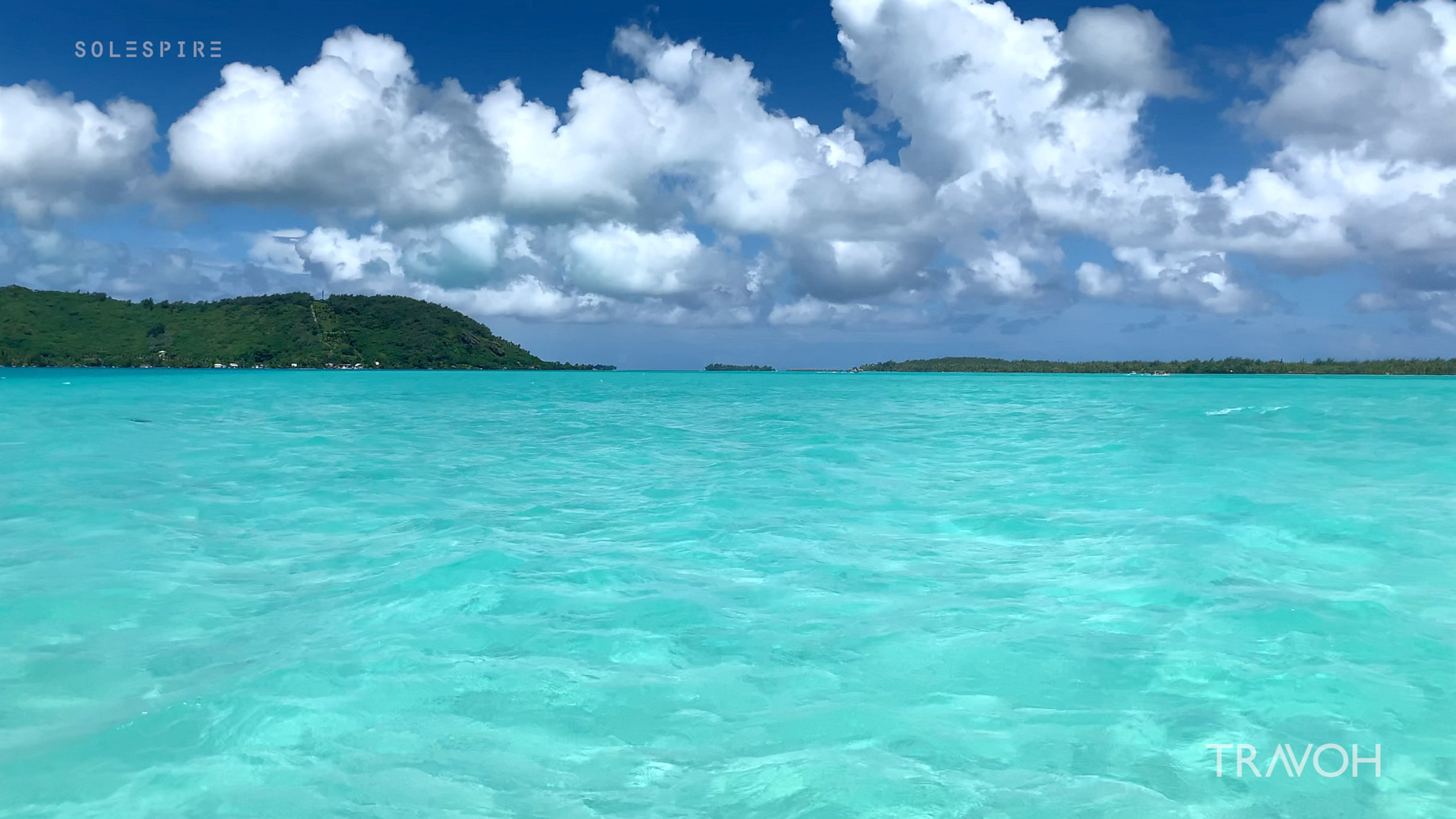 Bora Bora Tropical Sea Lagoon – Motu Tane Private Island Vacation – French Polynesia – Travel