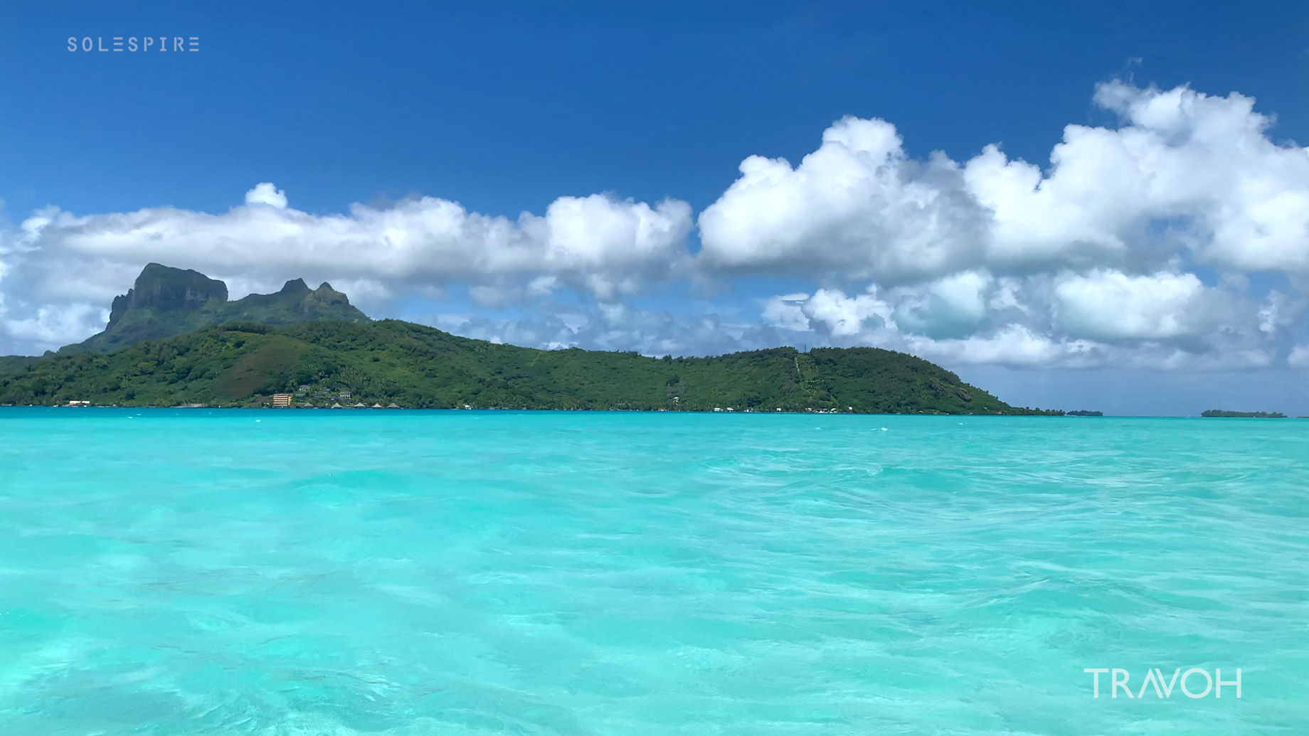 Bora Bora Tropical Sea Lagoon – Motu Tane Private Island Vacation – French Polynesia – Travel