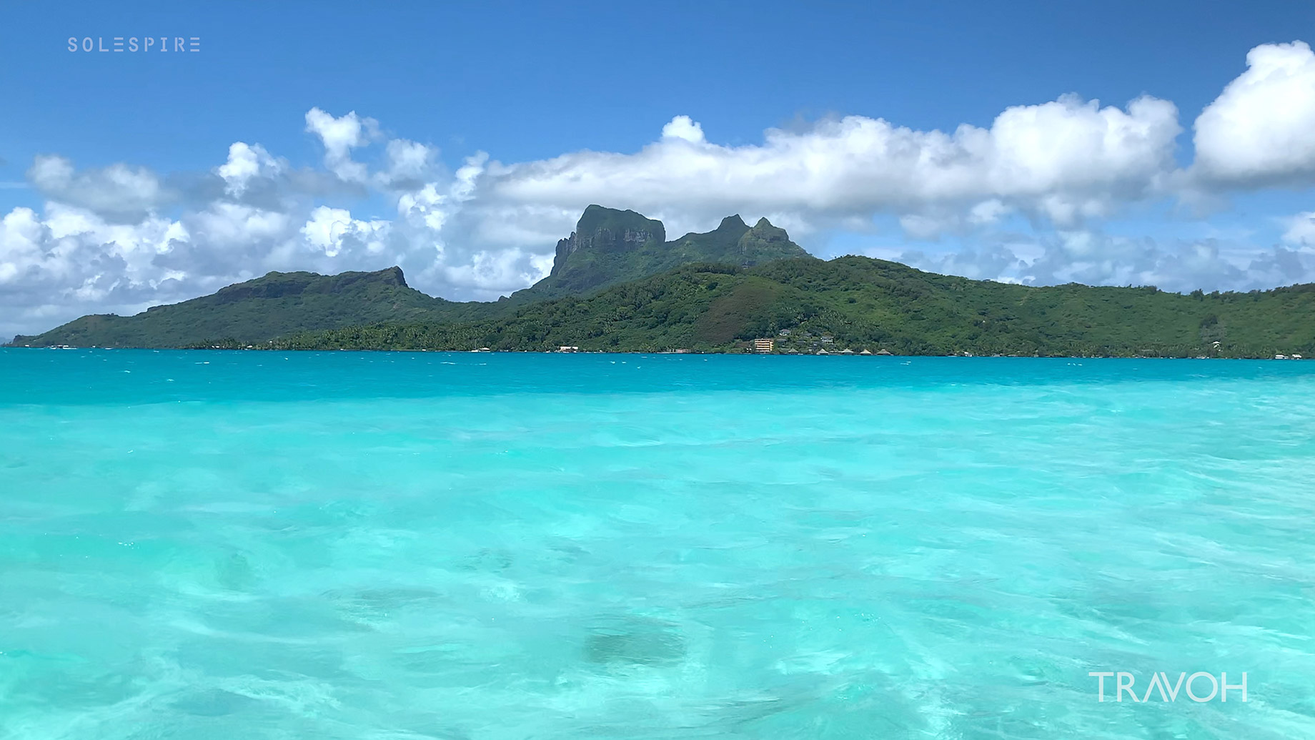 Daydreaming and Exploring Island Views by Boat - Bora Bora, French Polynesia - 4K Travel Video