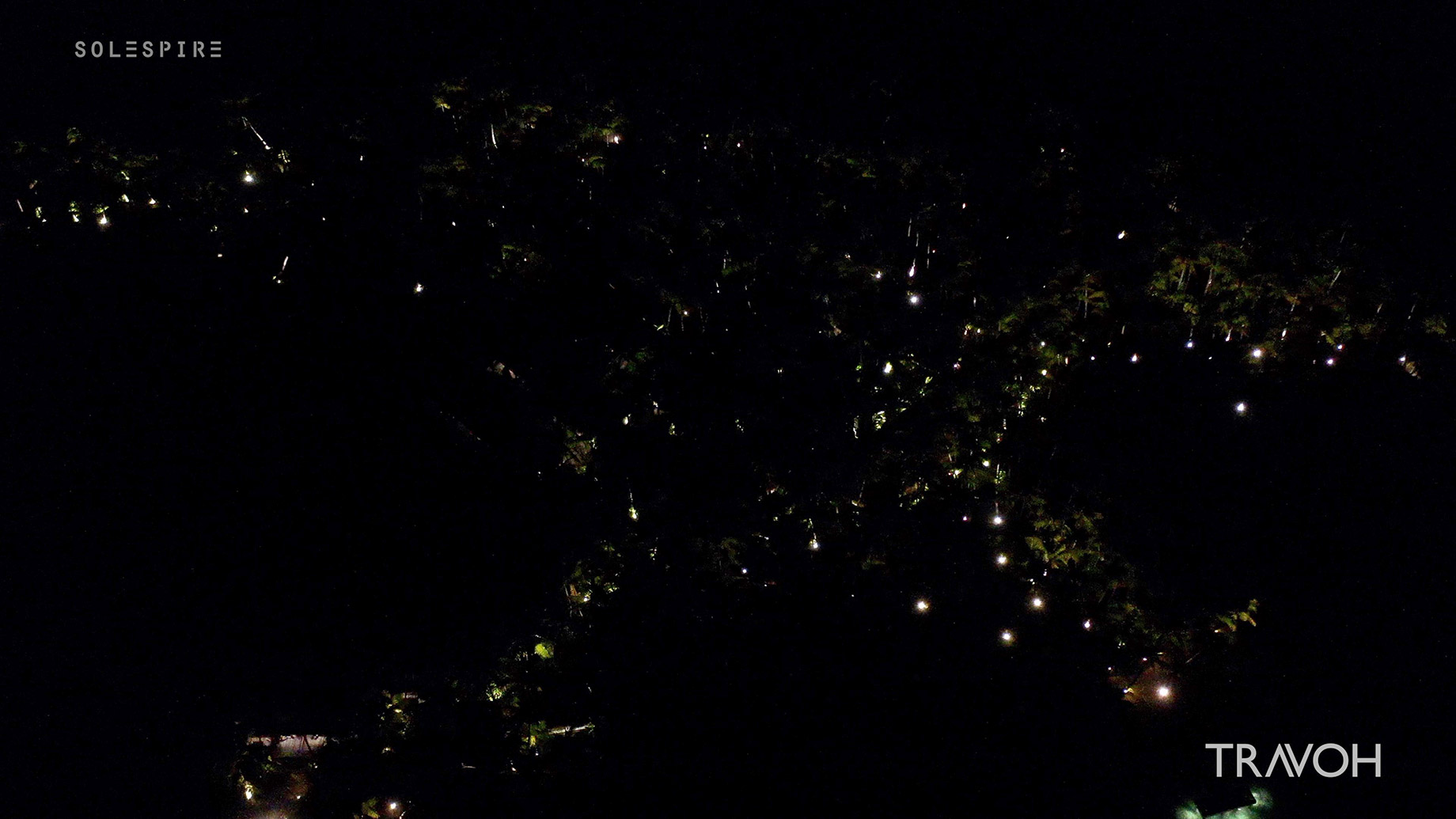 Mysterious Drone Views by Night - Motu Tane Island - Bora Bora, French Polynesia - 4K Travel Video