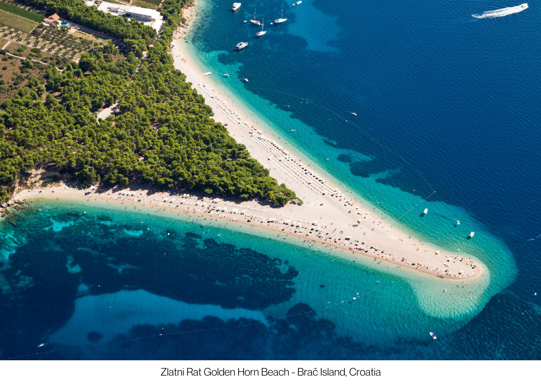 Explore Popular Croatian Destinations Without the Crowds by Yacht - Zlatni Rat Golden Horn Beach - Brac Island, Croatia