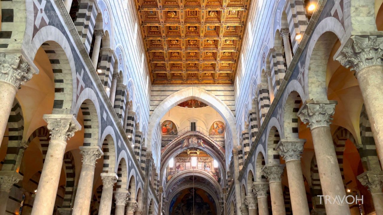 Pisa Cathedral Walking Tour - Piazza del Duomo - HDR - Tuscany, Italy - 4K Ultra HD Travel