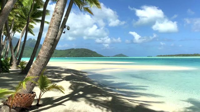 Private Island Tour Tropical Beach - Motu Tane Bora Bora, French Polynesia - 4K Ultra HD Travel