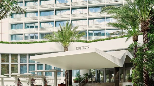 The Miami Beach EDITION Hotel - Miami Beach, FL, USA - Front Entrance