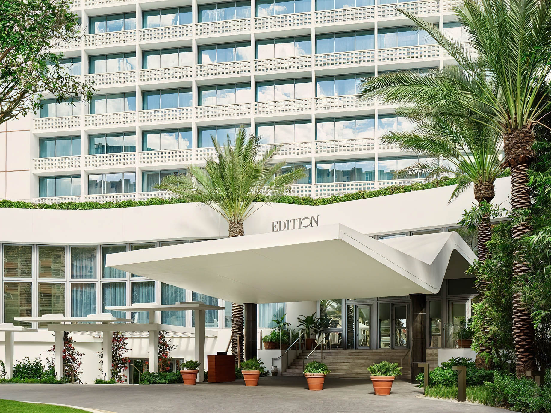 The Miami Beach EDITION Hotel - Miami Beach, FL, USA - Front Entrance