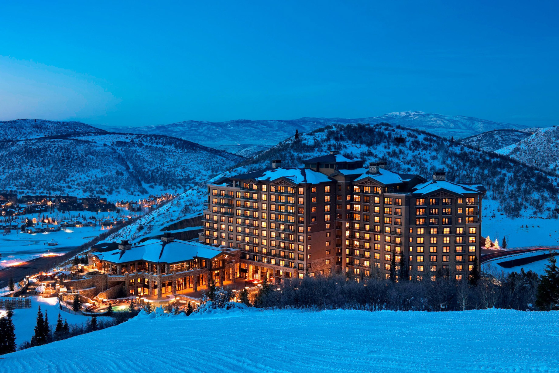 The St. Regis Deer Valley Resort – Park City, UT, USA – Winter Exterior View