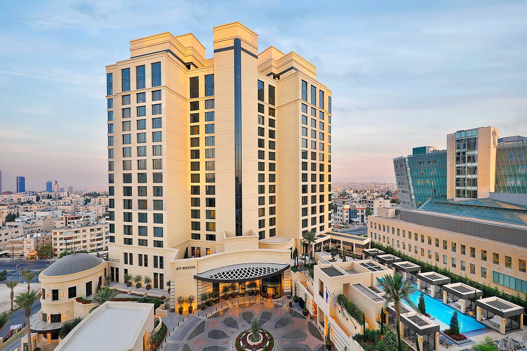 The St. Regis Amman Hotel – Amman, Jordan – Hotel Exterior Entrance View