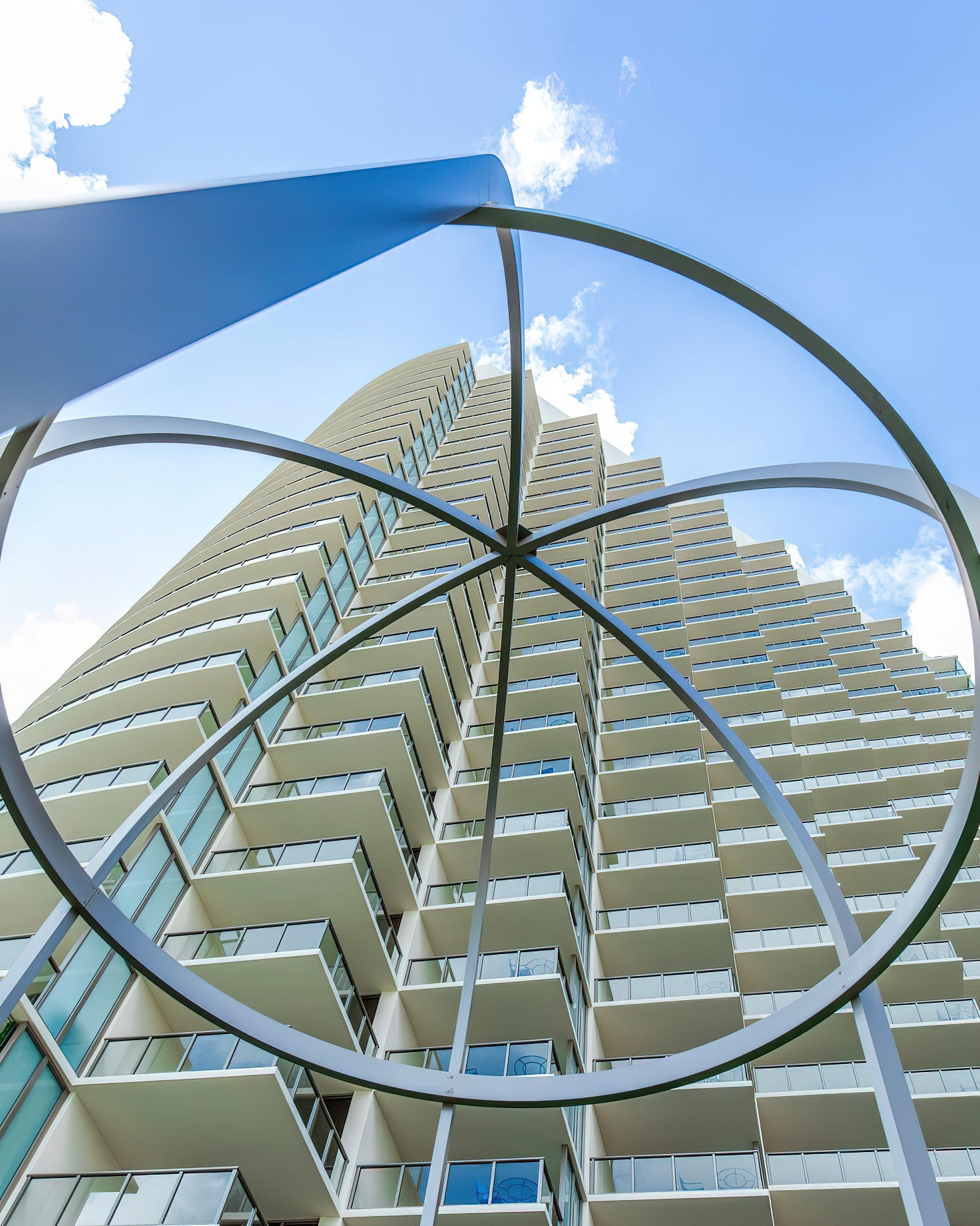 The St. Regis Bal Harbour Resort – Miami Beach, FL, USA – Tower Looking Up
