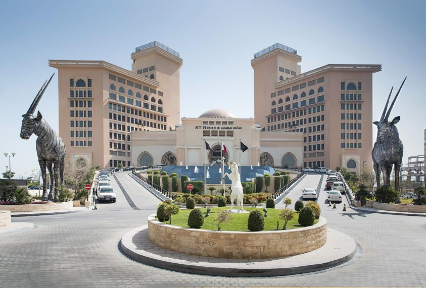 The St. Regis Doha Hotel - Doha, Qatar - St. Regis Doha Motor Court Entrance