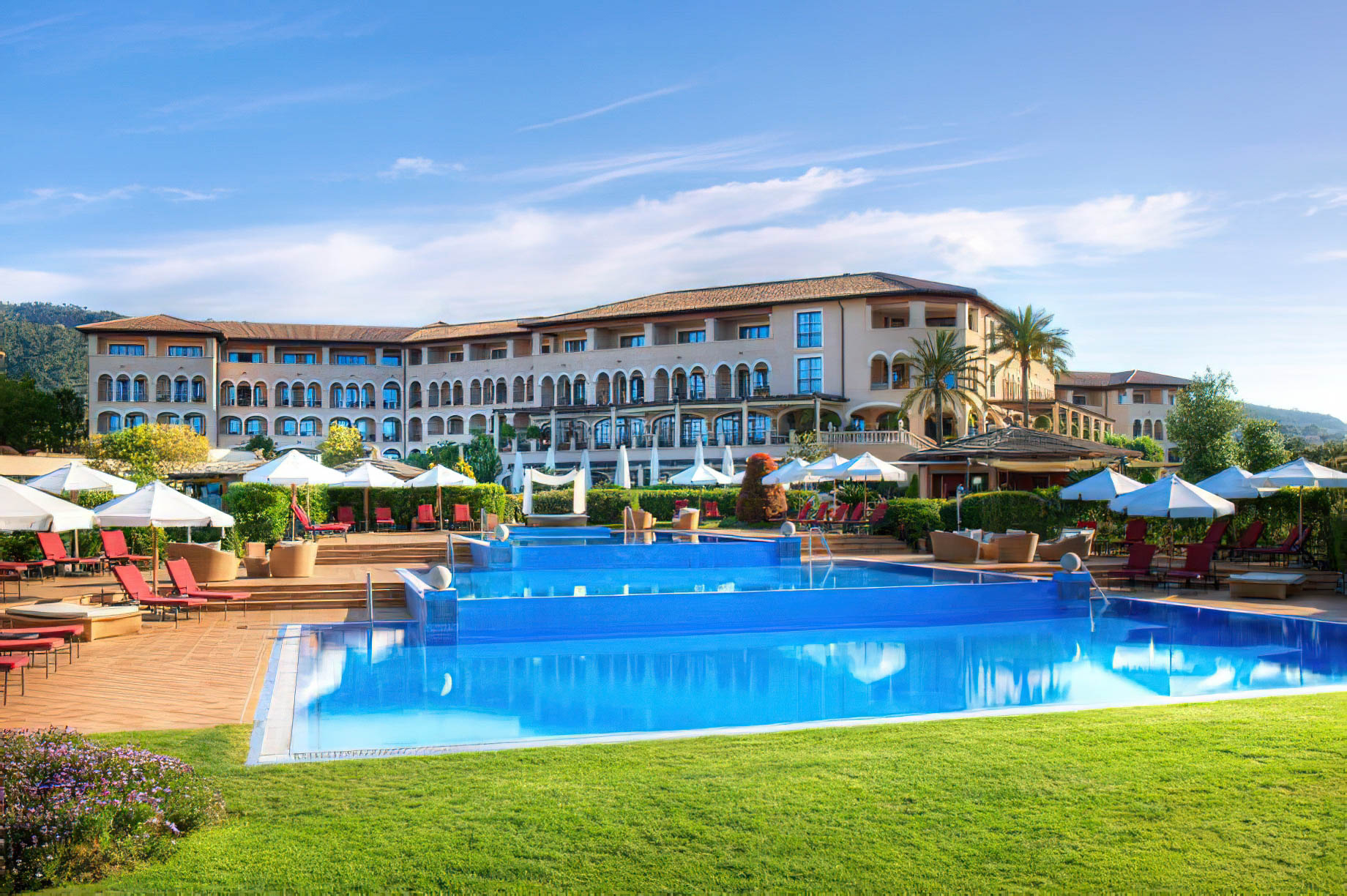 The St. Regis Mardavall Mallorca Resort – Palma de Mallorca, Spain – Pool Hotel View