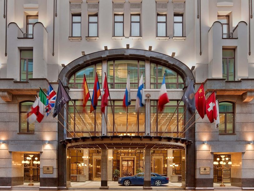 The St. Regis Moscow Nikolskaya Hotel - Moscow, Russia - Hotel Front Entrance