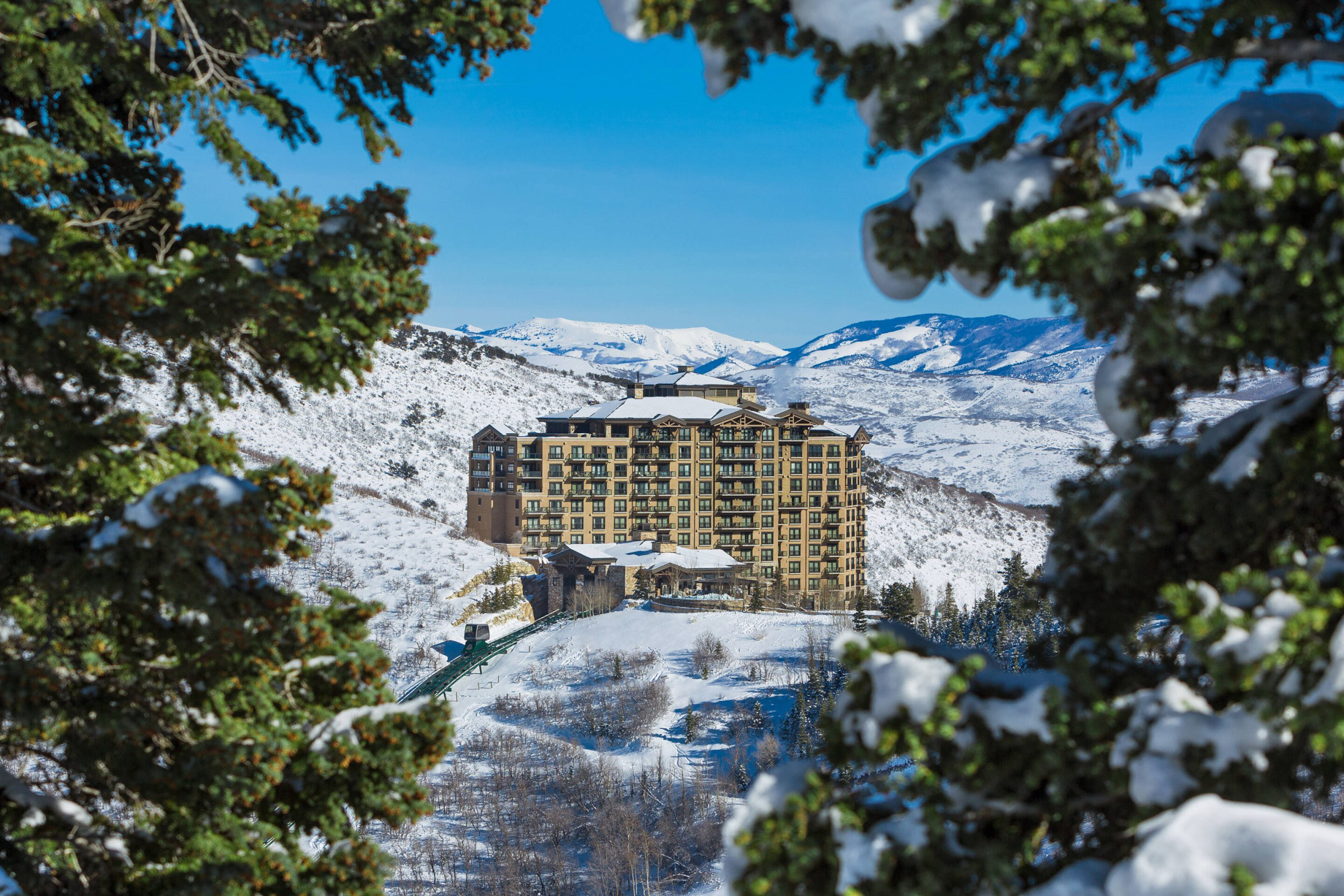 The St. Regis Deer Valley Resort – Park City, UT, USA – Exterior Snow View