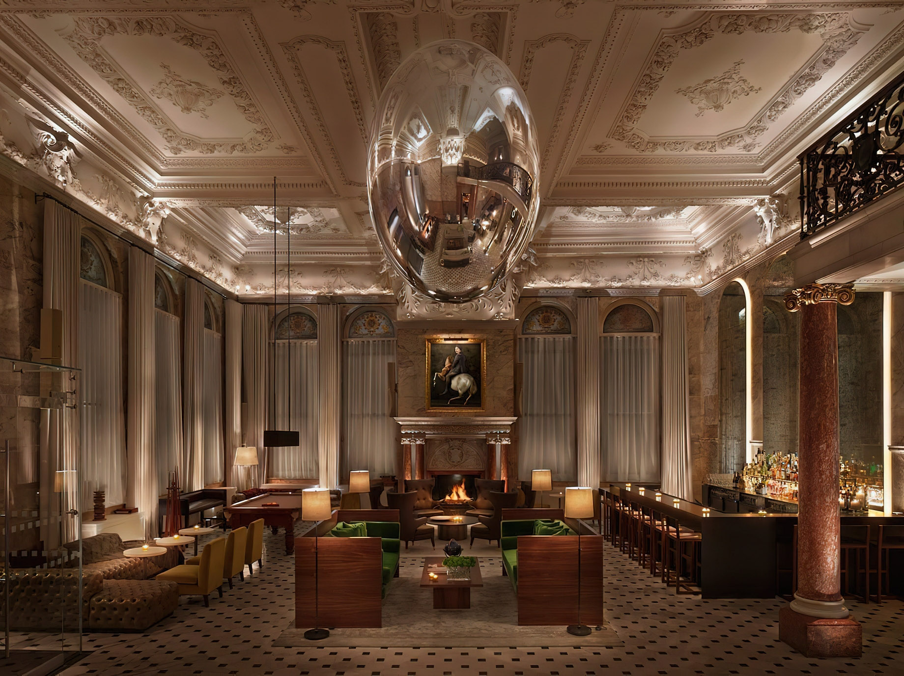 The London EDITION Hotel – London, United Kingdom – Lobby