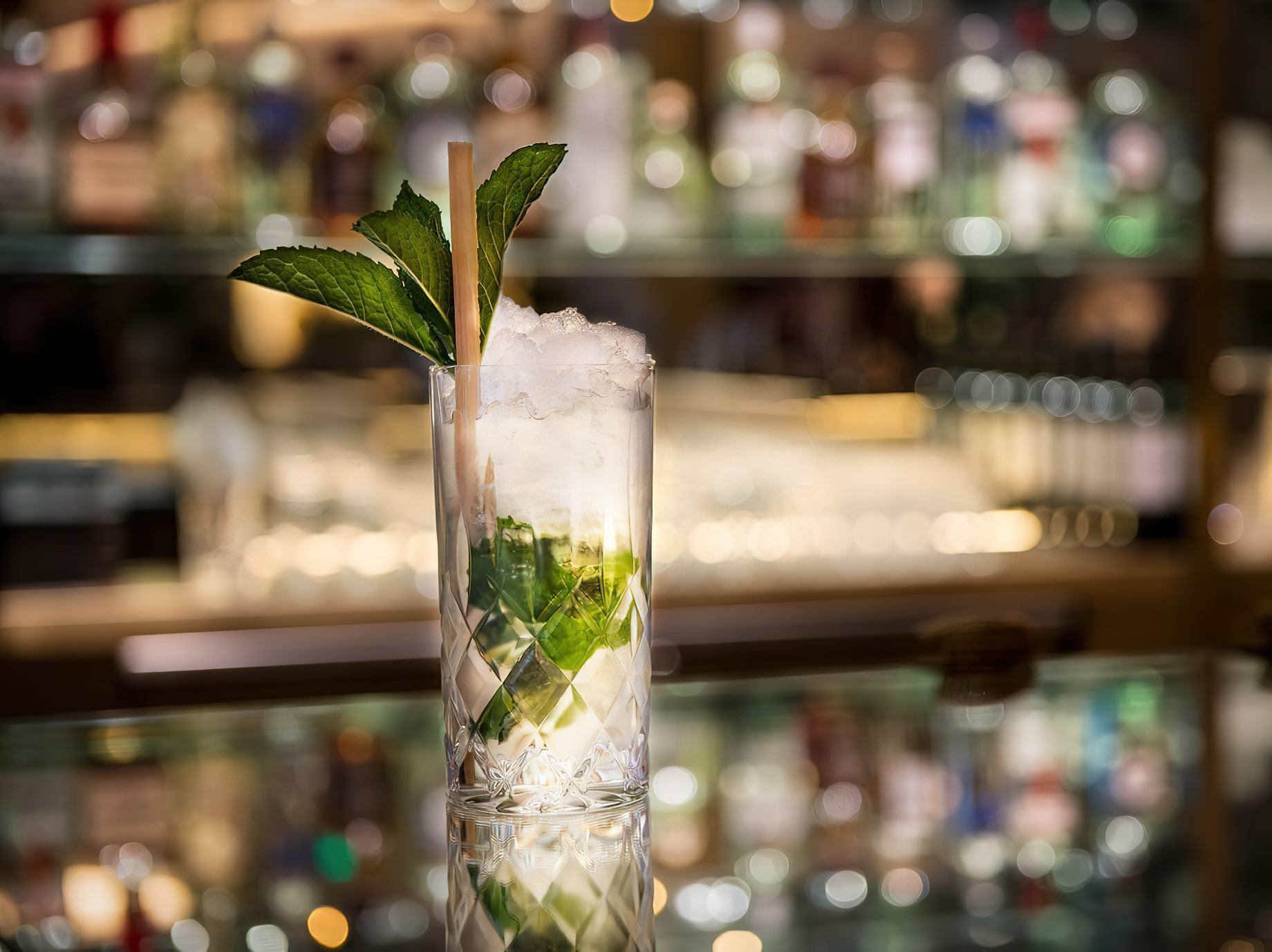 The Miami Beach EDITION Hotel – Miami Beach, FL, USA – Lobby Bar Cocktail