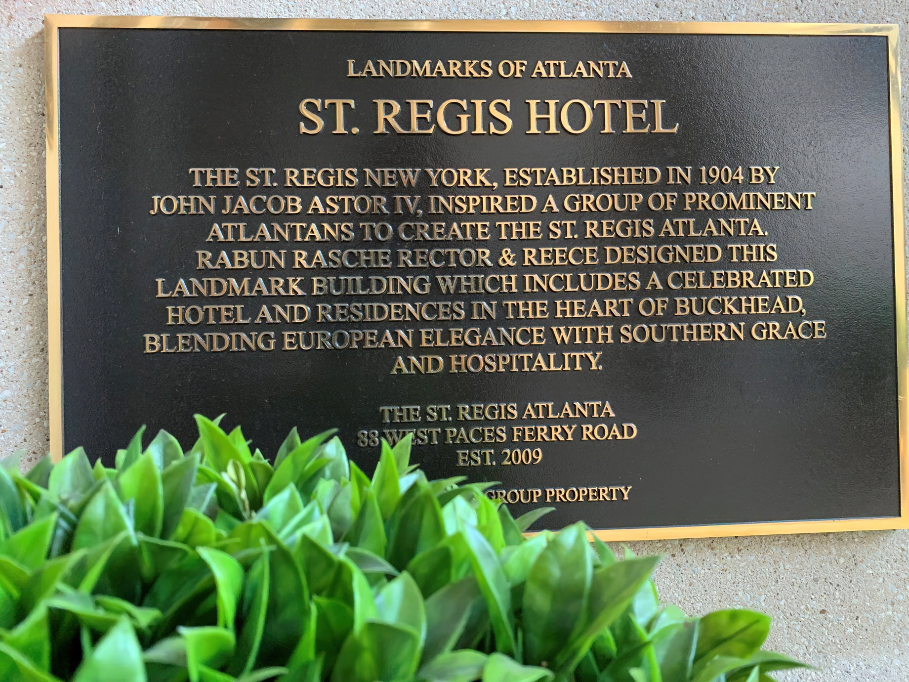 The St. Regis Atlanta Hotel – Atlanta, GA, USA – St. Regis Atlanta History
