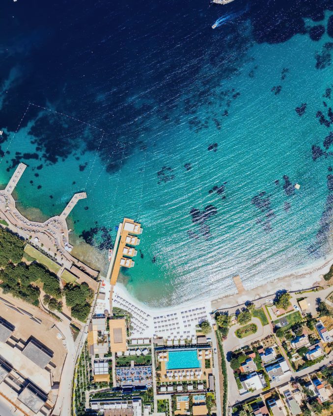 The Bodrum EDITION Hotel - Bodrum Mugla, Turkey - Overhead Ocean View