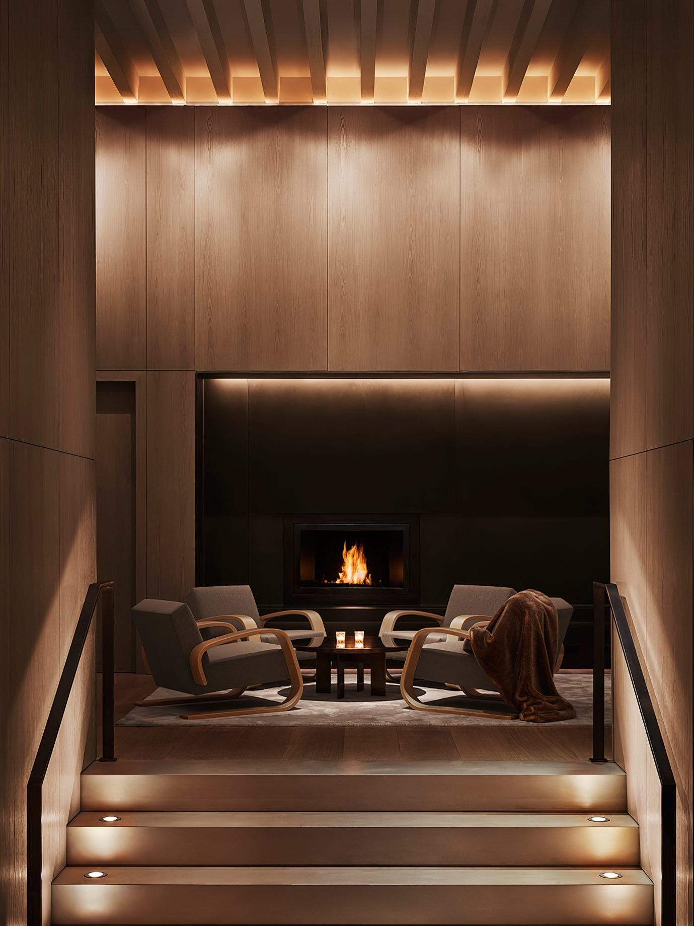 The New York EDITION Hotel – New York, NY, USA – Hotel Lobby Entrance Fireplace
