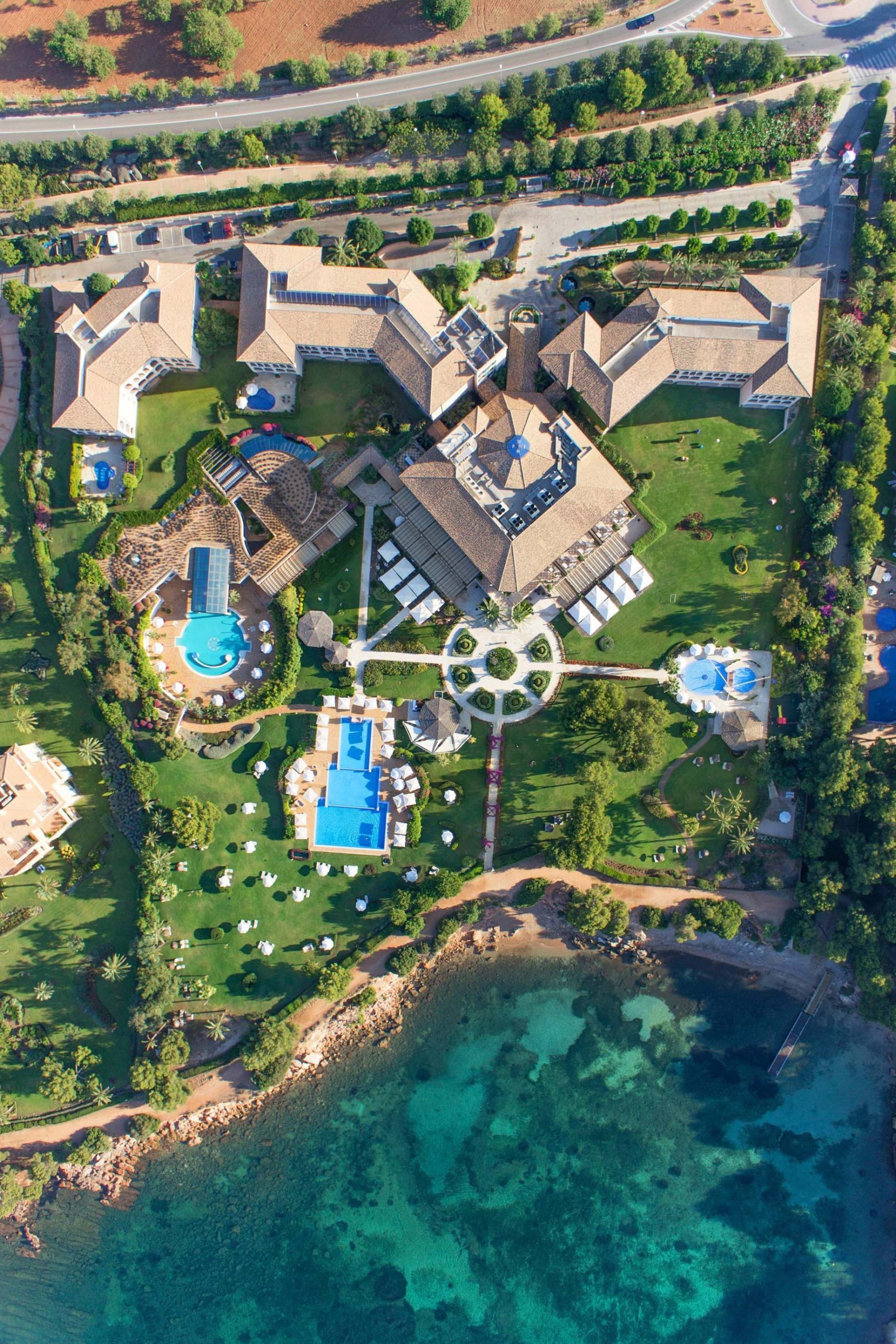 The St. Regis Mardavall Mallorca Resort – Palma de Mallorca, Spain – Resort Overhead Aerial