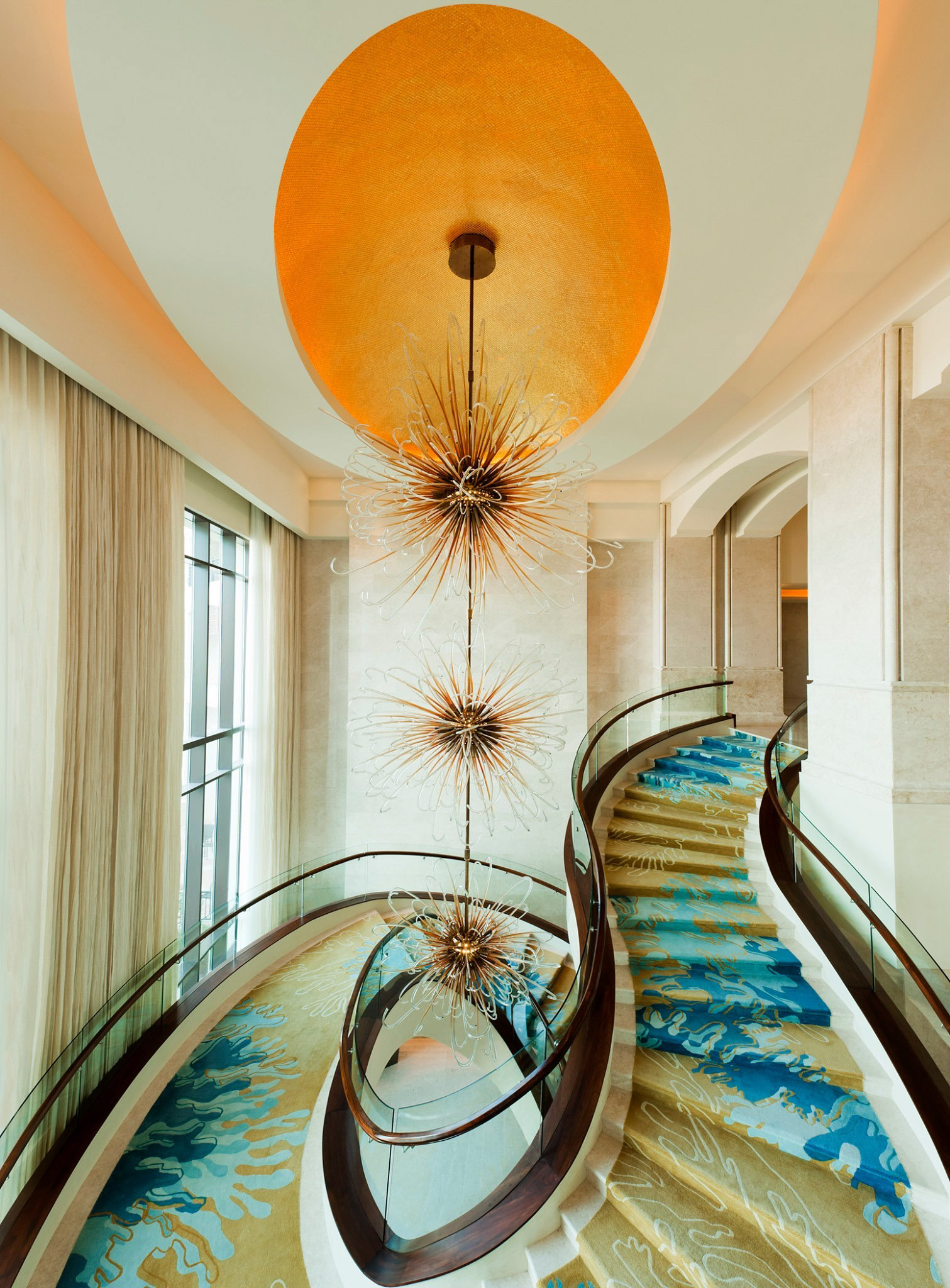 The St. Regis Saadiyat Island Resort – Abu Dhabi, UAE – Grand Staircase