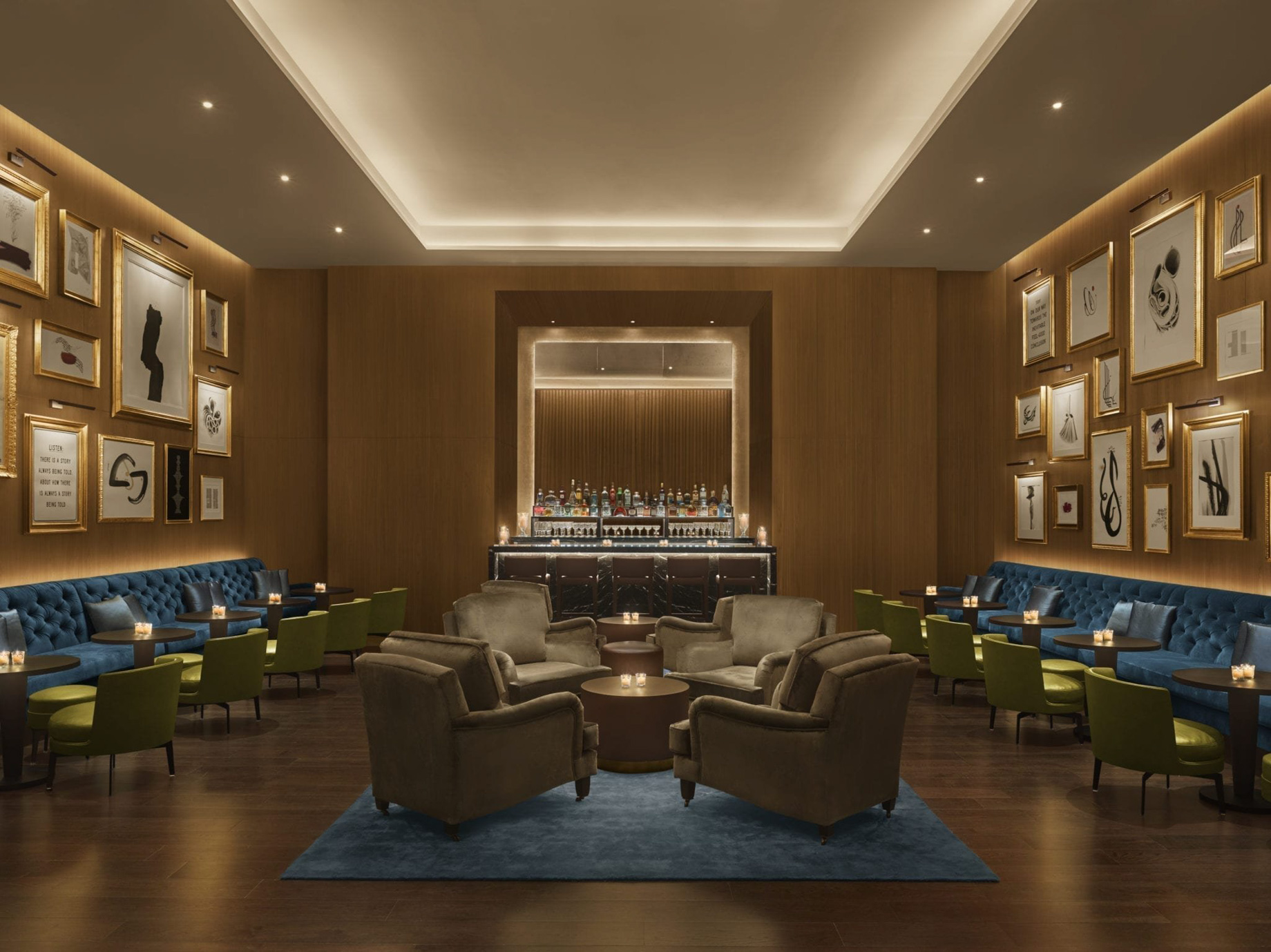 The Abu Dhabi EDITION Hotel - Abu Dhabi, UAE - Library Bar