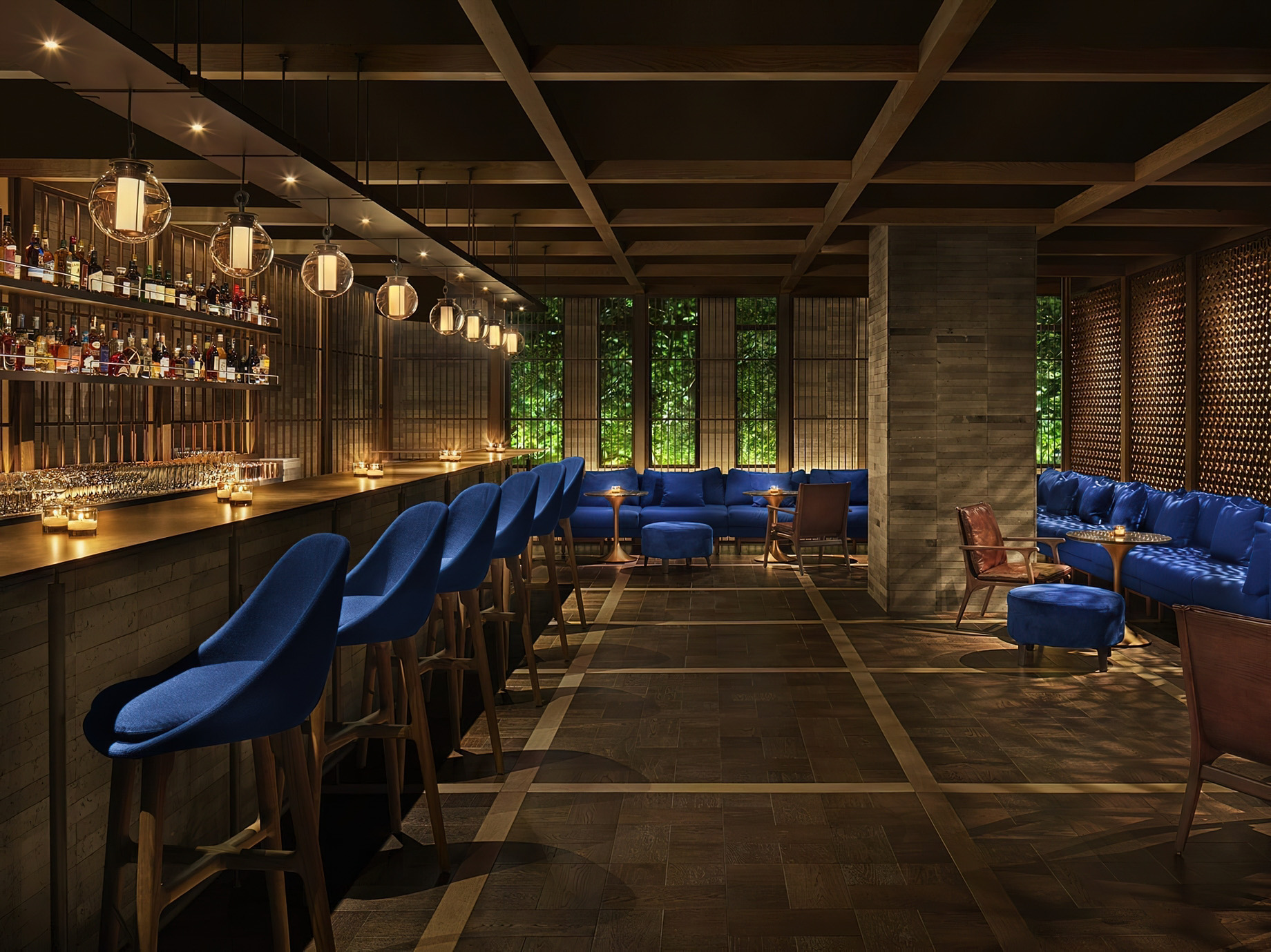 The Shanghai EDITION Hotel - Shanghai, China - Canton Disco Bar Seating
