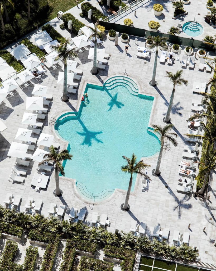 The St. Regis Bal Harbour Resort - Miami Beach, FL, USA - Pool Aerial View