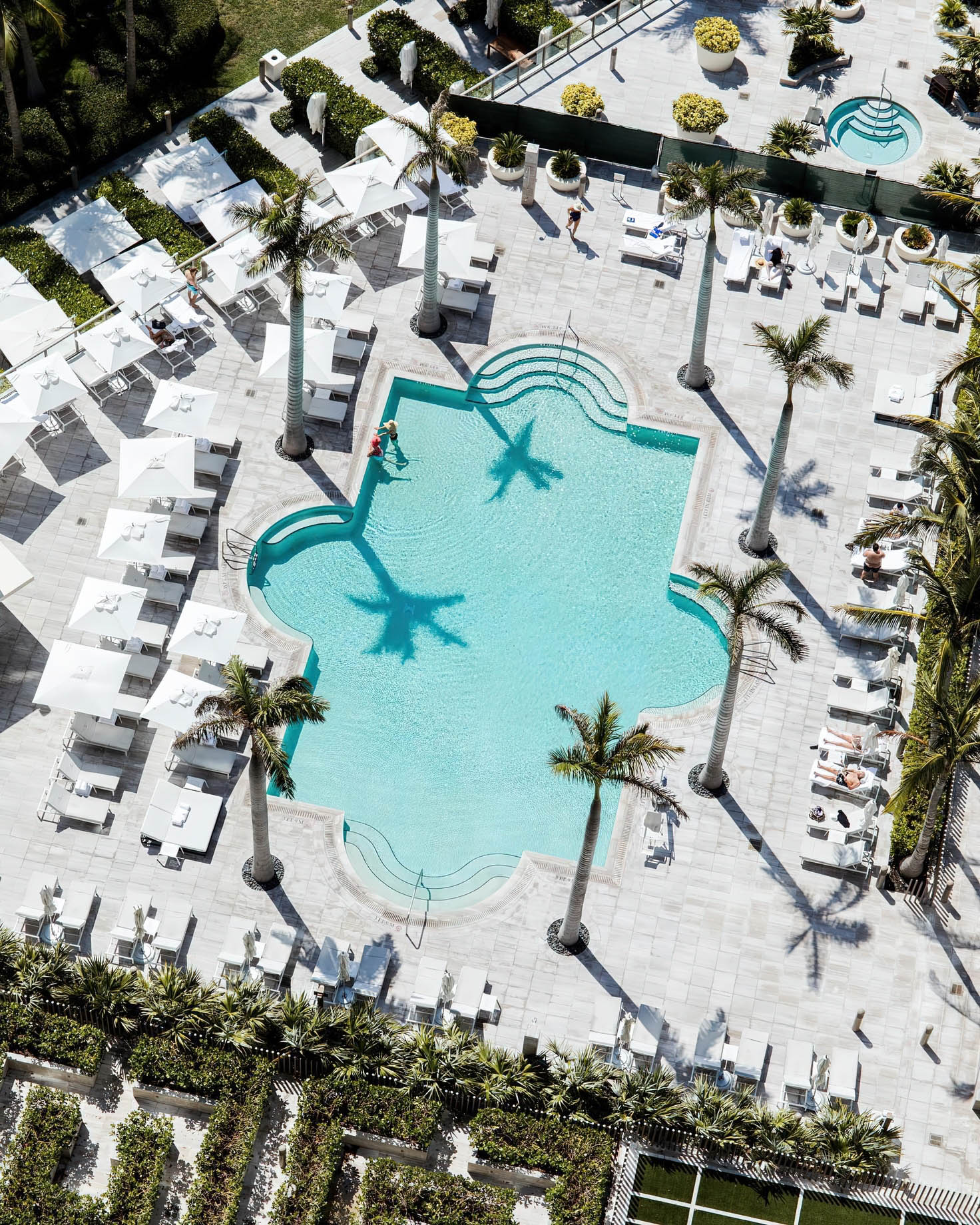 The St. Regis Bal Harbour Resort – Miami Beach, FL, USA – Pool Aerial View