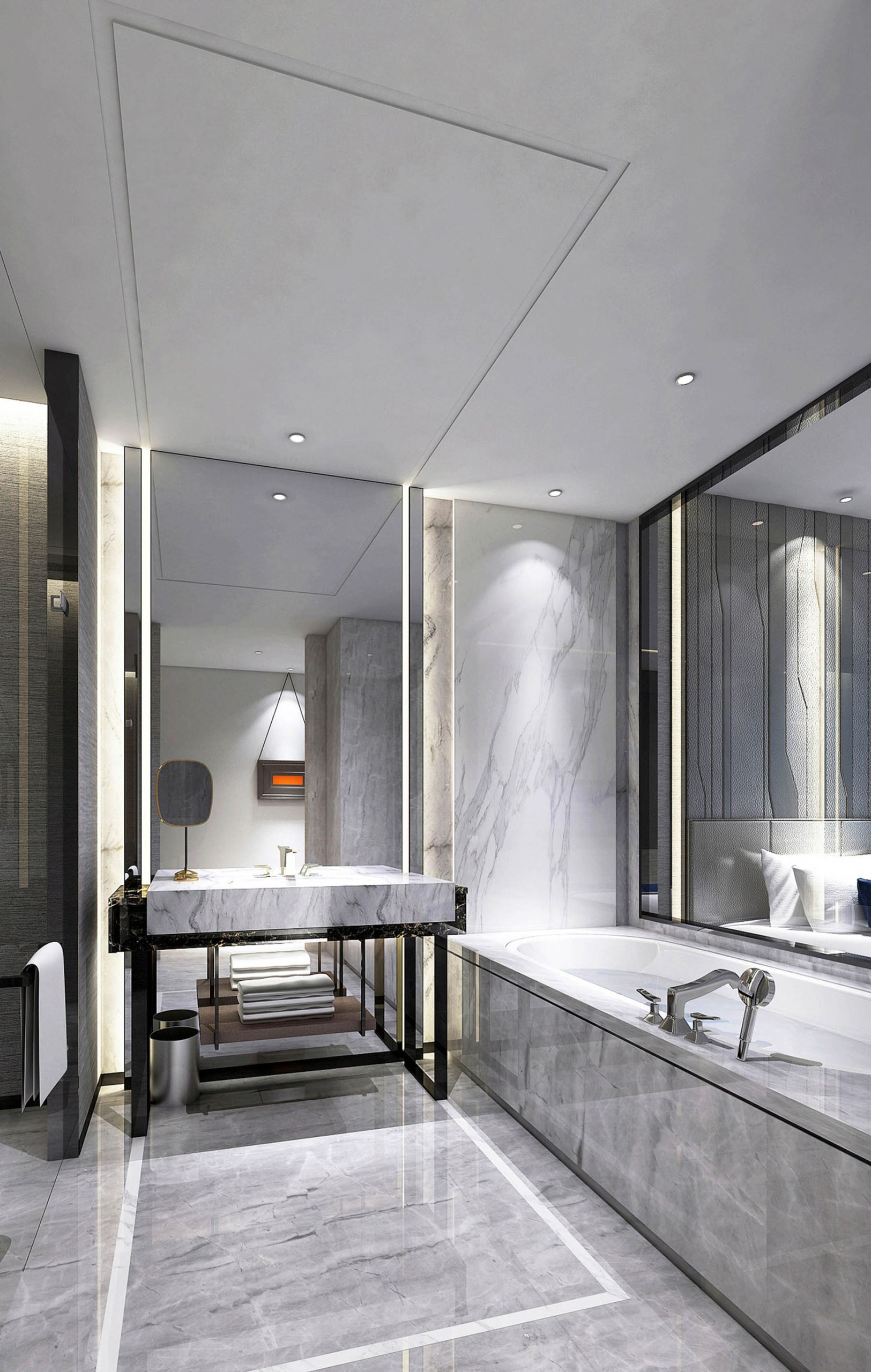 The St. Regis Chicago Hotel - Chicago, IL, USA - Guest Bathroom