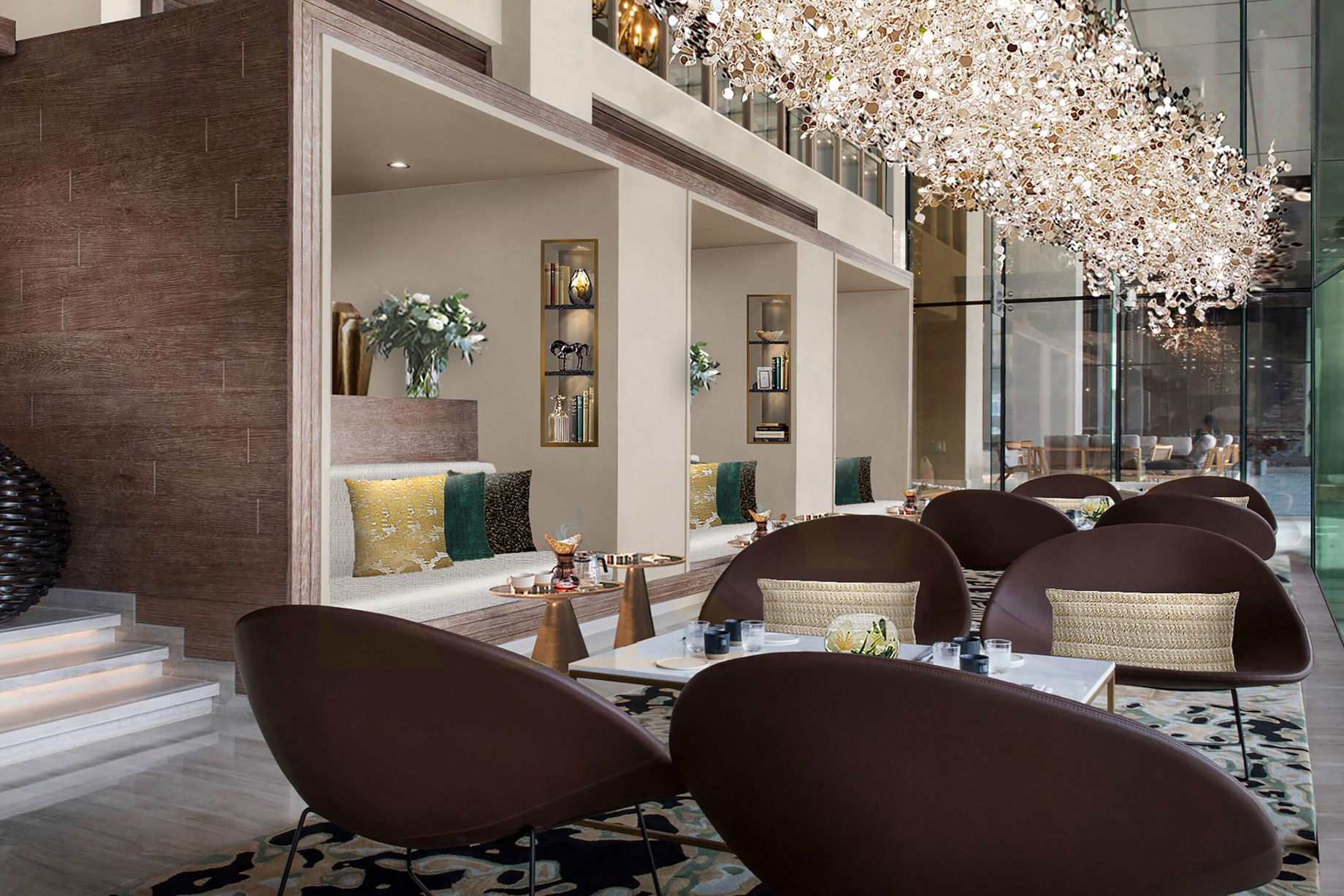 The St. Regis Downtown Dubai Hotel – Dubai, UAE – Library