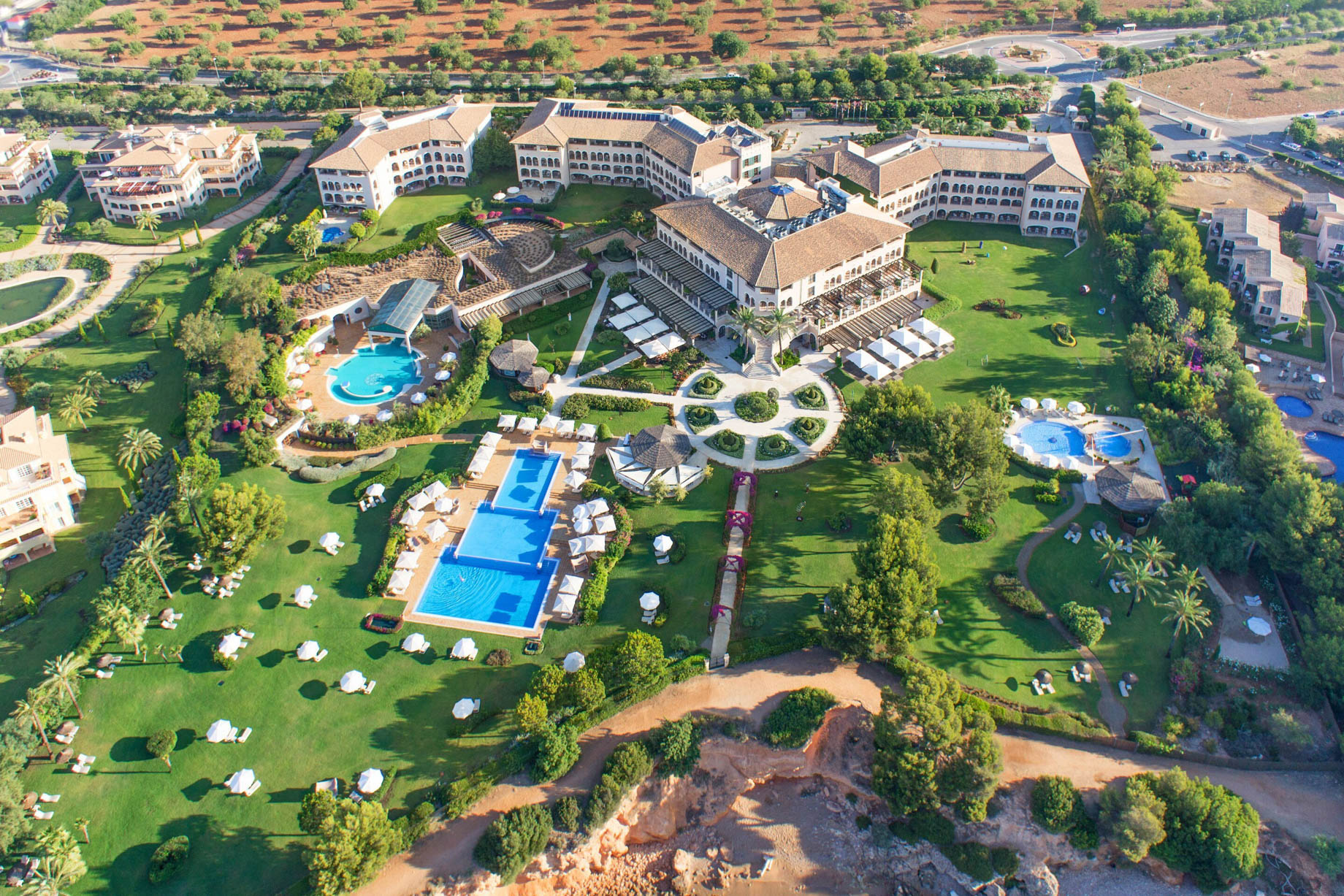 The St. Regis Mardavall Mallorca Resort – Palma de Mallorca, Spain – Resort Exterior Aerial