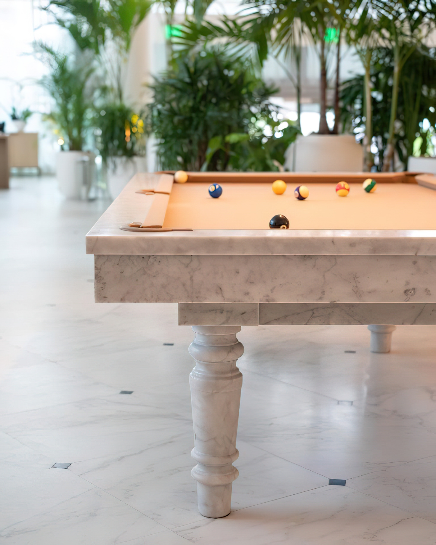 The Miami Beach EDITION Hotel – Miami Beach, FL, USA – Lobby Pool Table