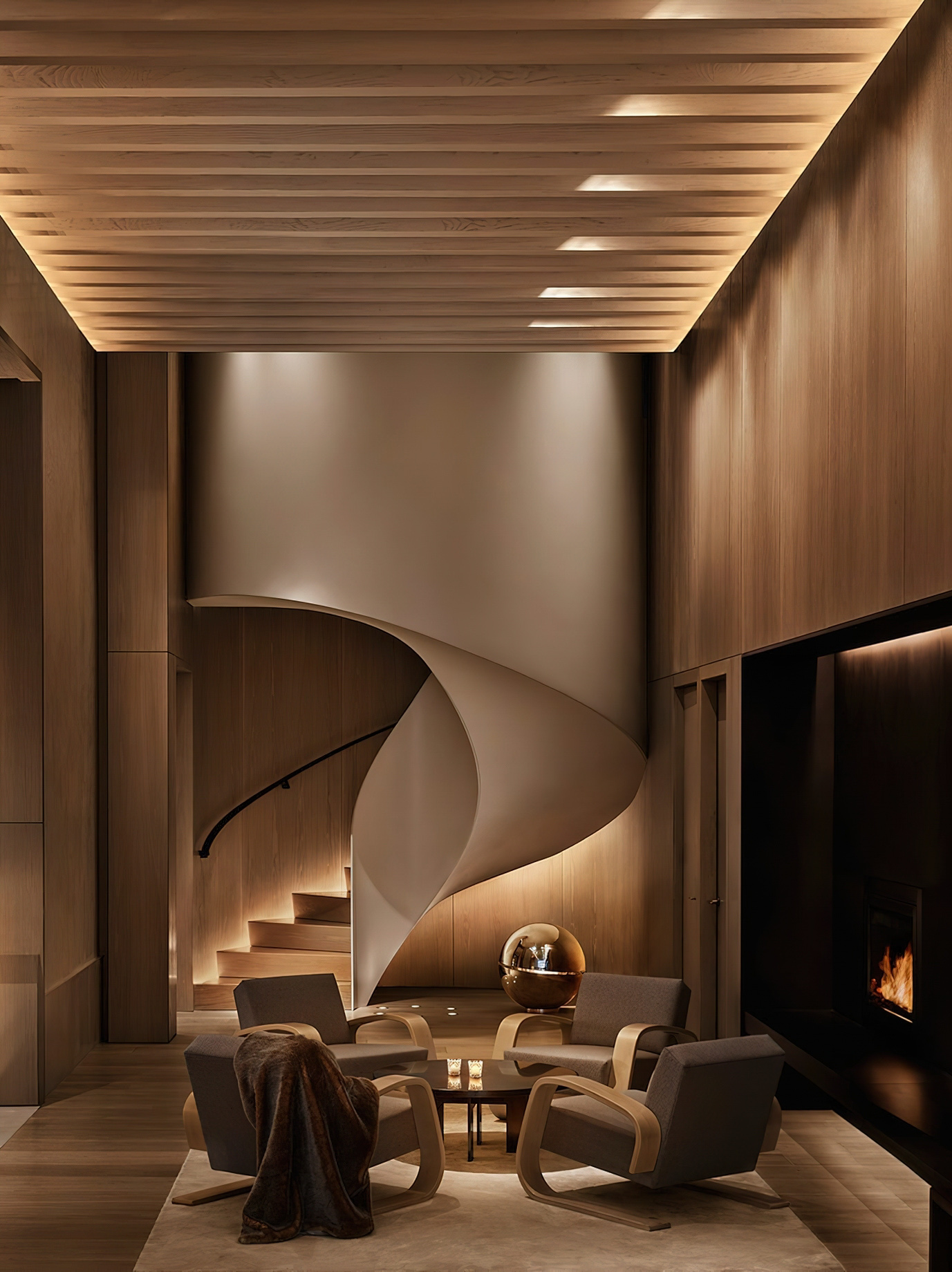 The New York EDITION Hotel – New York, NY, USA – Lobby Staircase