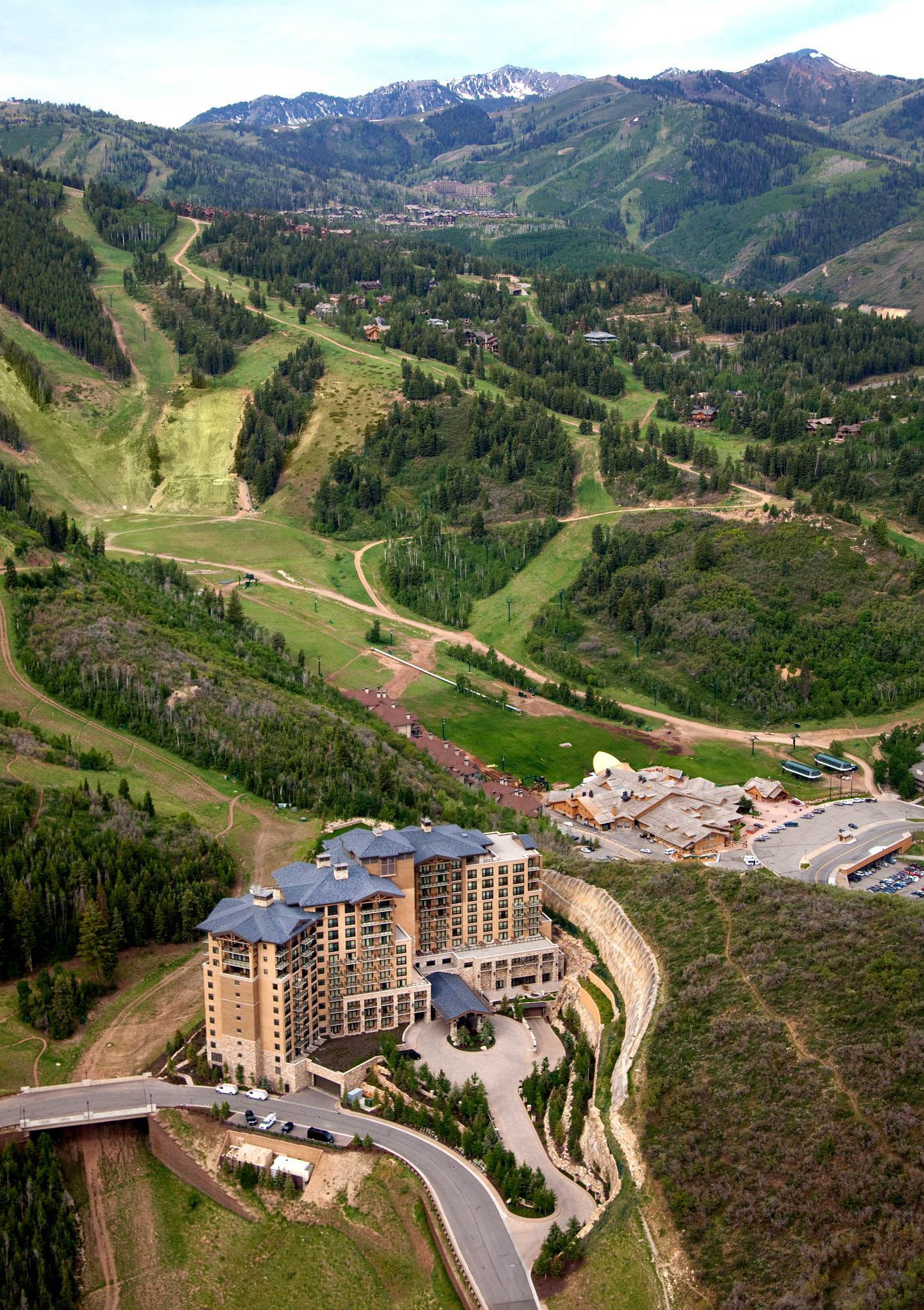 The St. Regis Deer Valley Resort - Park City, UT, USA - Resort Aerial View