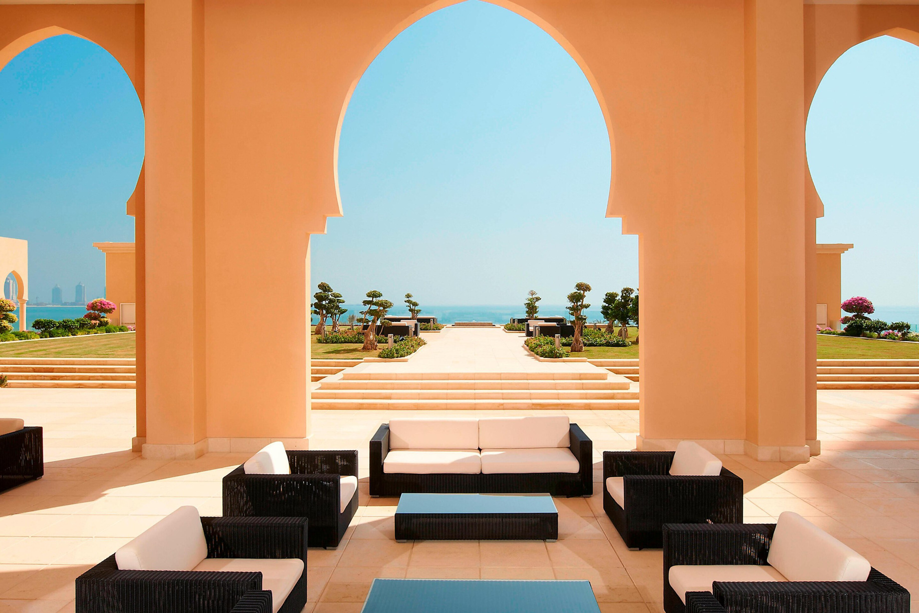 The St. Regis Doha Hotel - Doha, Qatar - Sarab Lounge Exterior Terrace